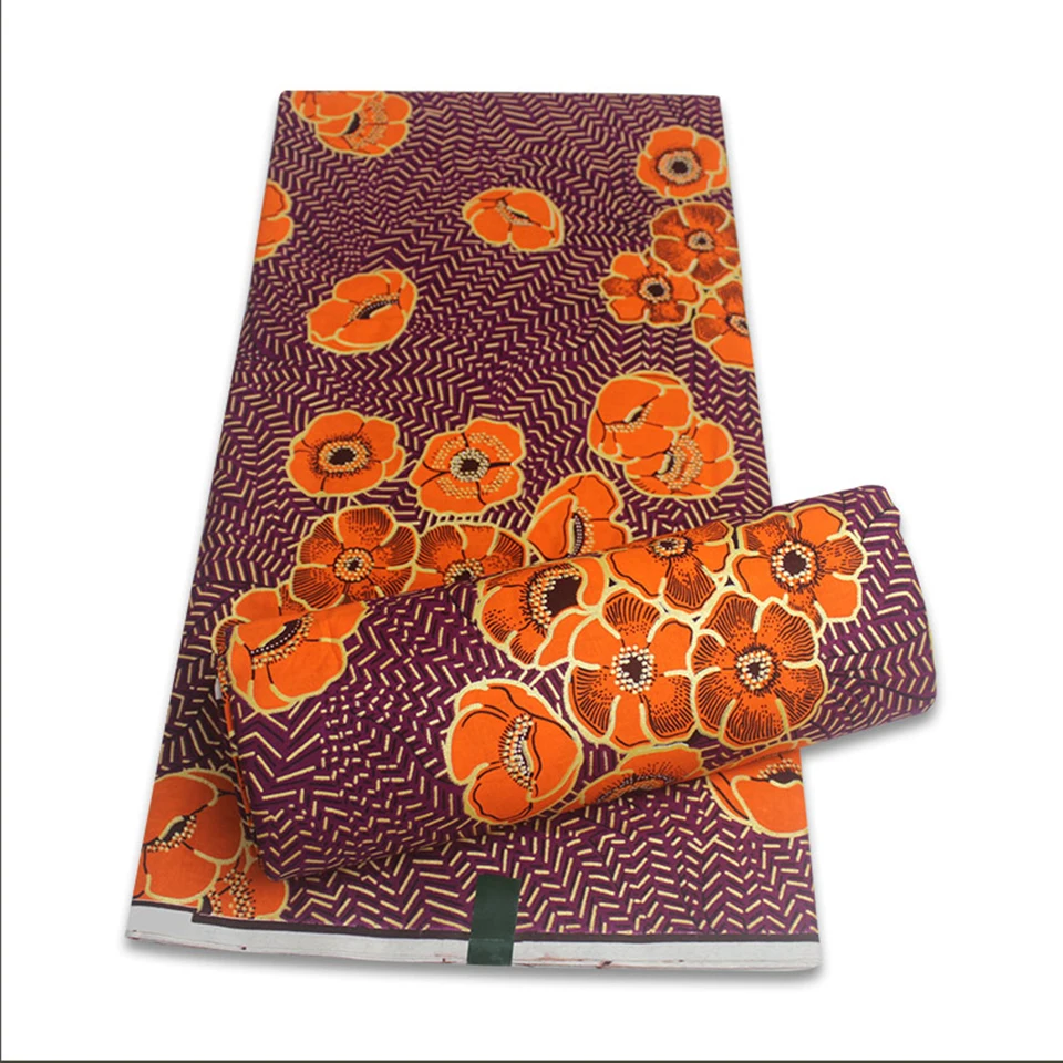 

Hot Selling Bronzing Ankara Fabric African Wax Print Gold Printing Cotton Fabric Ghana Nigerian Pagne Batik Wax Materials YHT-23