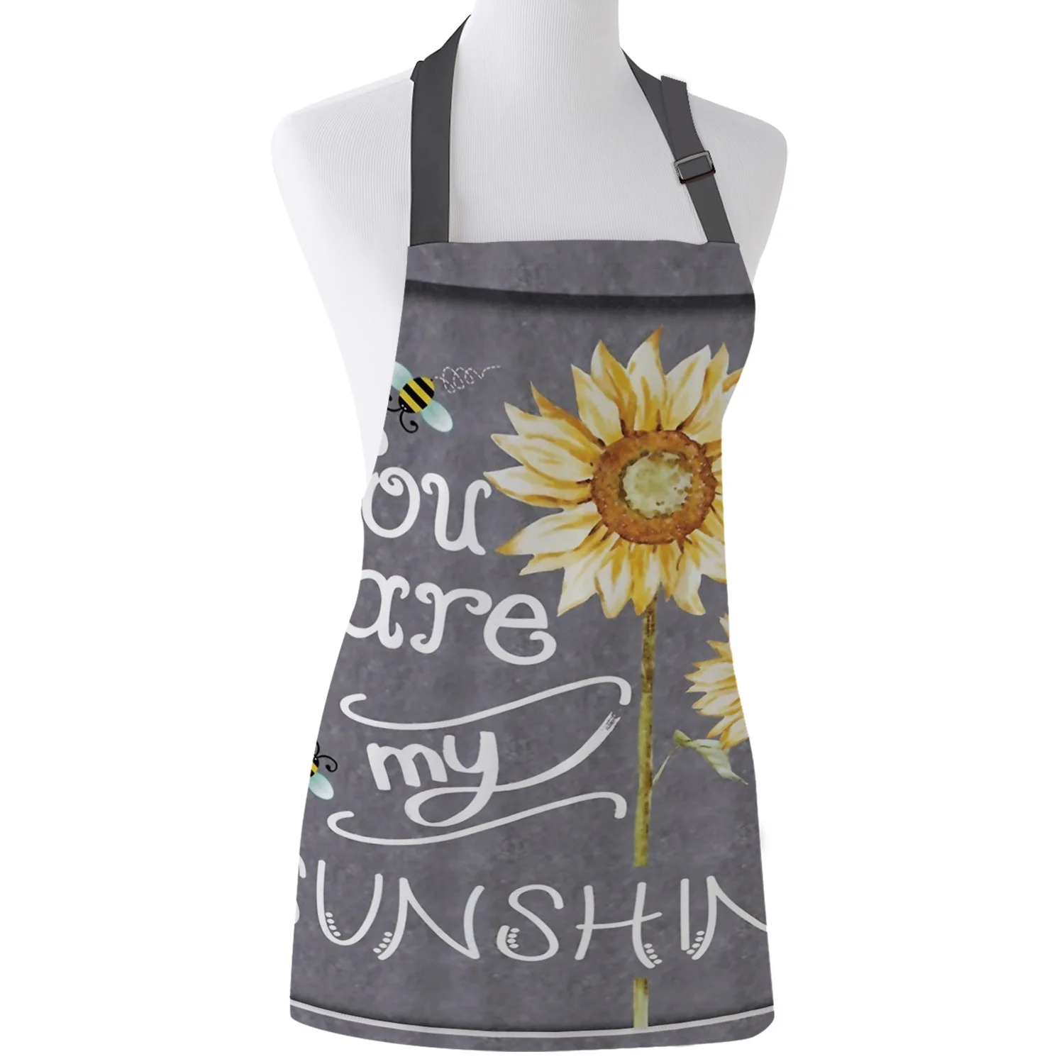 You Are My Sunshine Кухонные фартуки с принтом подсолнуха прочный чистящий инструмент
