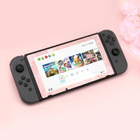 1pc arc cute color border screen protector film 9h 2 5d tempered glass protective cover for nintendo switch