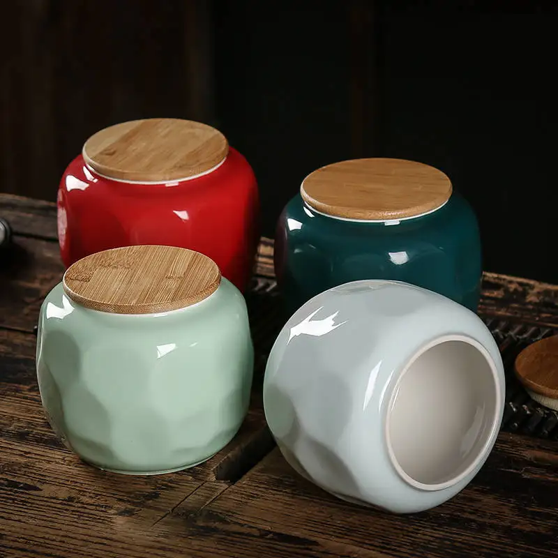 Изысканные керамические банки для хранения чая большой емкости герметичный