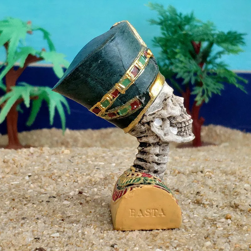 Статуэтка Фараона из античной египетской смолы череп для украшения Хэллоуина |