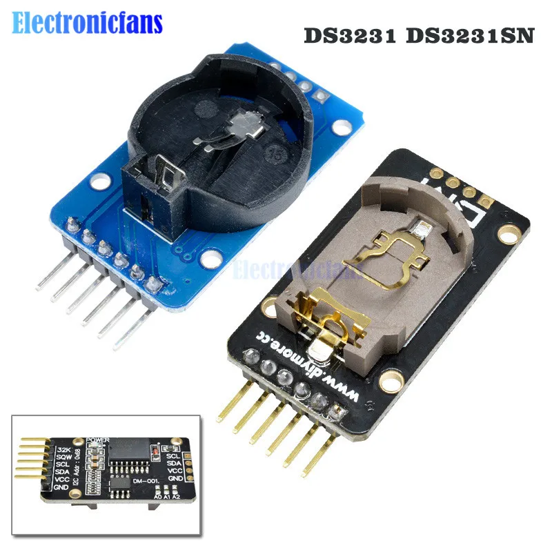 Модуль памяти diymore DS3231 DS3231SN AT24C32 IIC Precision RTC в режиме реального времени для Arduino