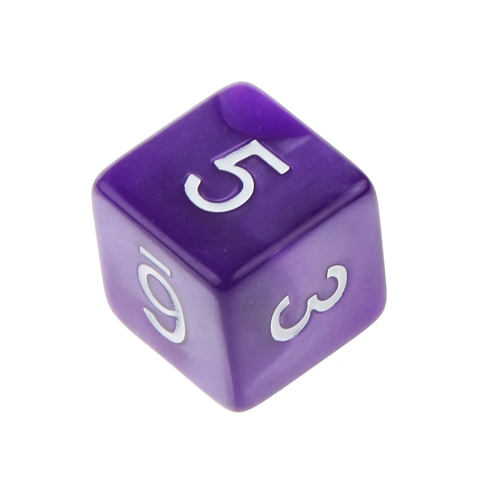 10 шт./компл. D6 D10 игра кубик для настольной игры вечерние азартные игры в кости игра цифровой с разноцветным стороны многогранные кубики