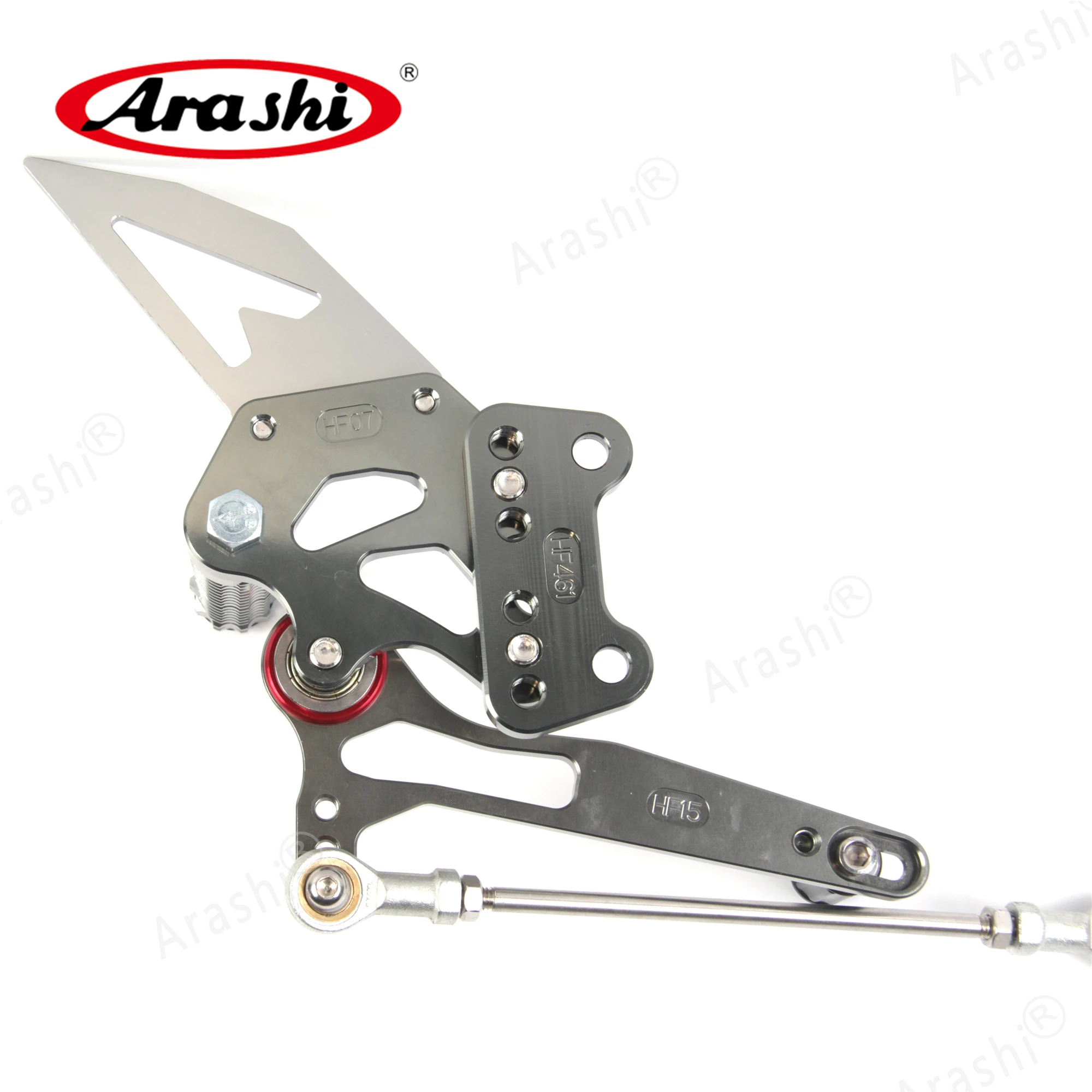 Араши CNC регулируемый Rider задняя Подножка для KAWASAKI NINJA 250R 2008 2012 подножки задние