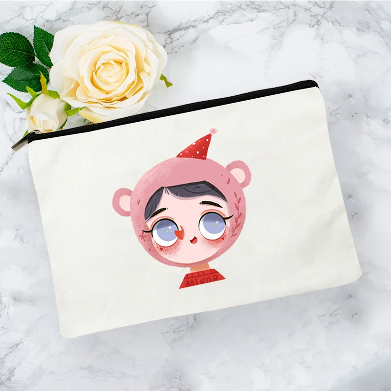 

Cute Baby Cosmetic Bag for Makeup Free Shipping Bags Mini Pouch Women Make Up Organizer Travel Women's Storage Woman Handbags