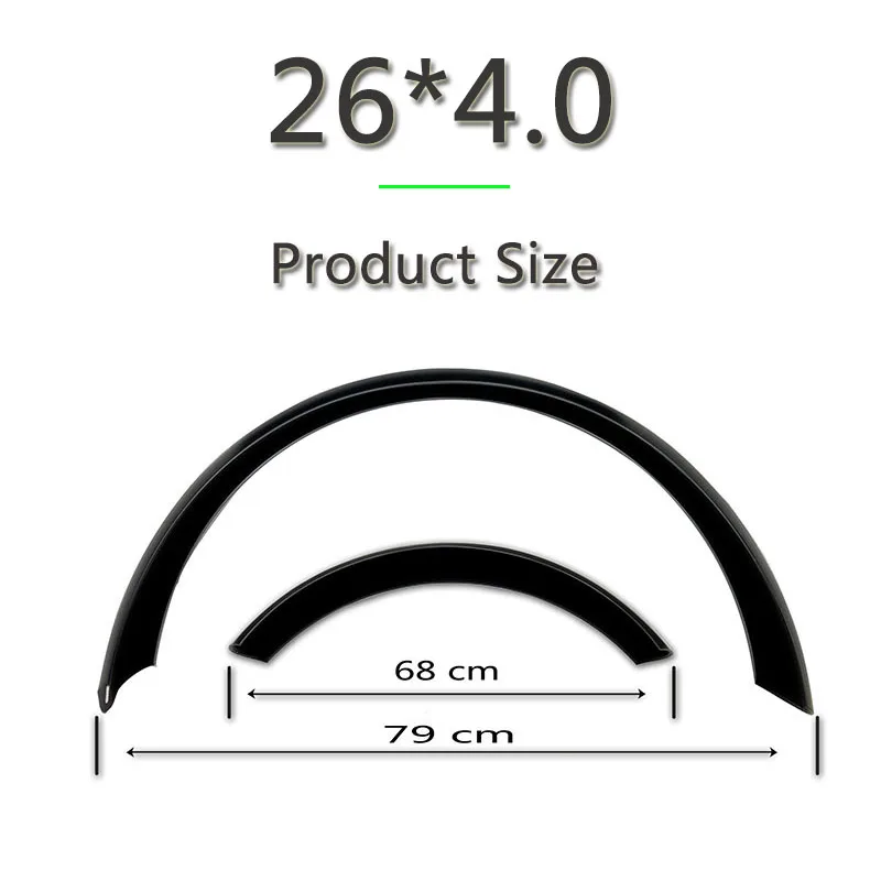 Крыло GORTAT для снежного велосипеда прочный брызговик из железа колеса 26*4 0 дюйма