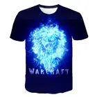 Модная крутая футболка для мужчин и женщин, 3D футболки с принтом из игры Warcraft, футболка с коротким рукавом в стиле Харадзюку, уличные топы, Детская футболка