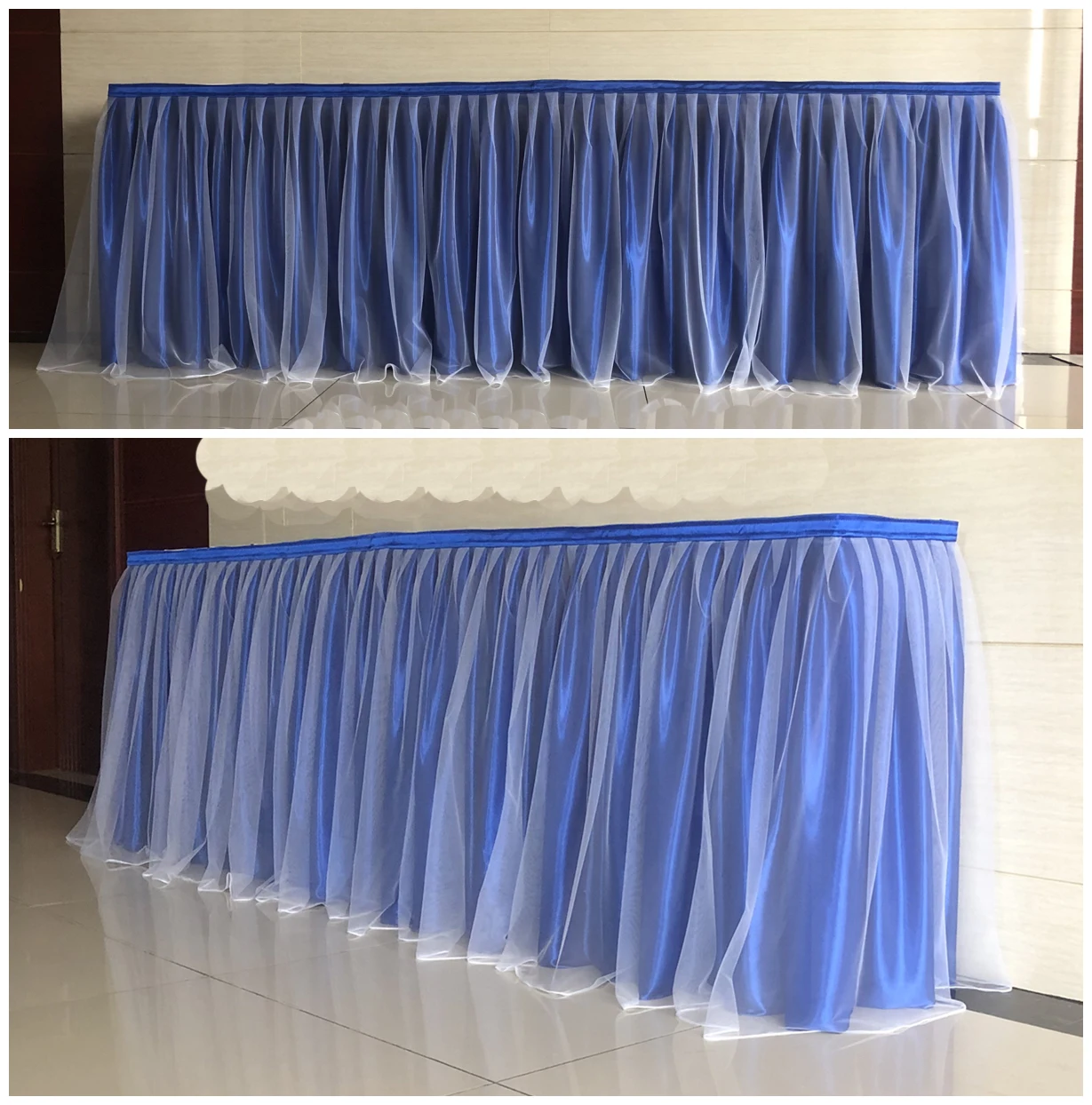 Тюлевая юбка пачка из ледяного шелка Настольная для дня рождения свадьбы