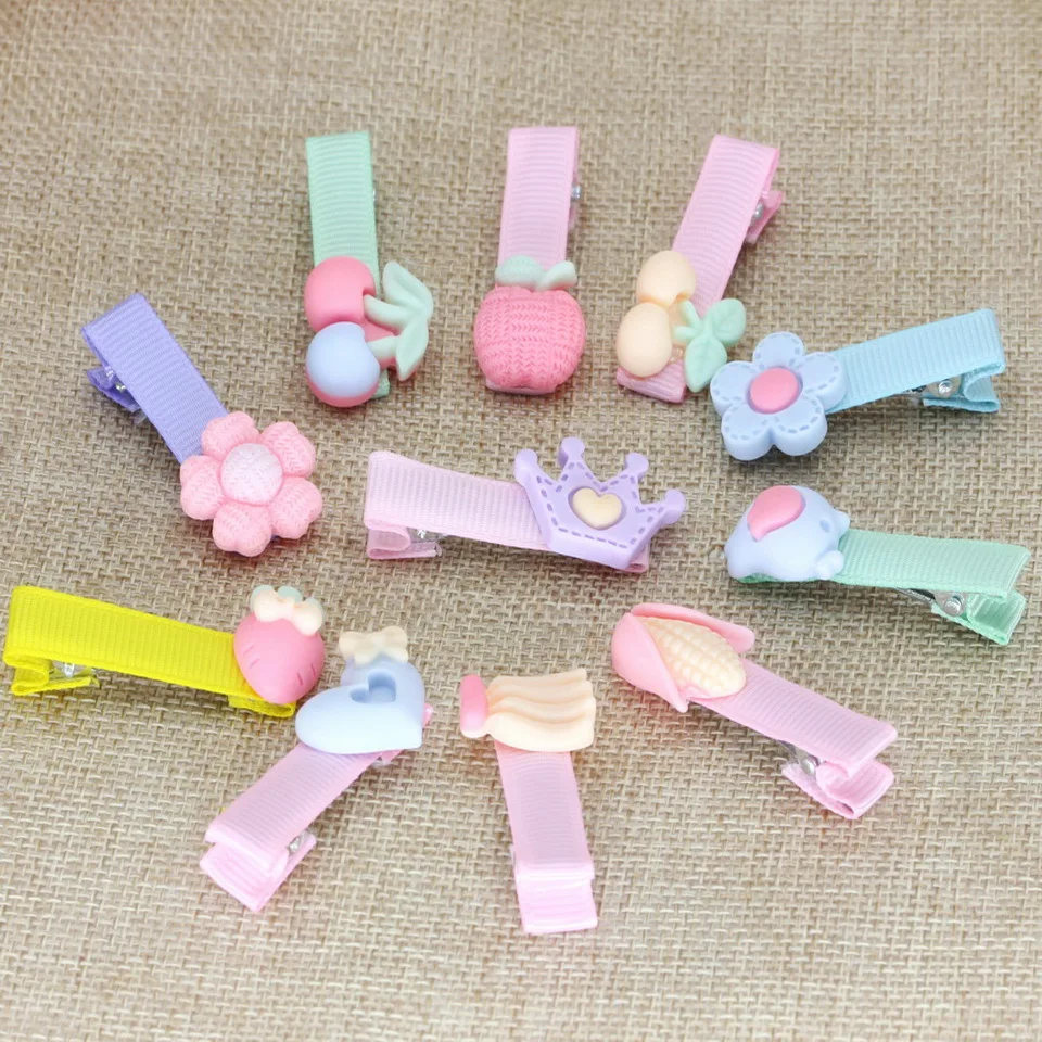 Colorful Isnice 10 шт. бант резинки для волос девушка для украшения волос, высокое качество украшение для волос цветок аксессуары для волос из кружева - Цвет: Colorful