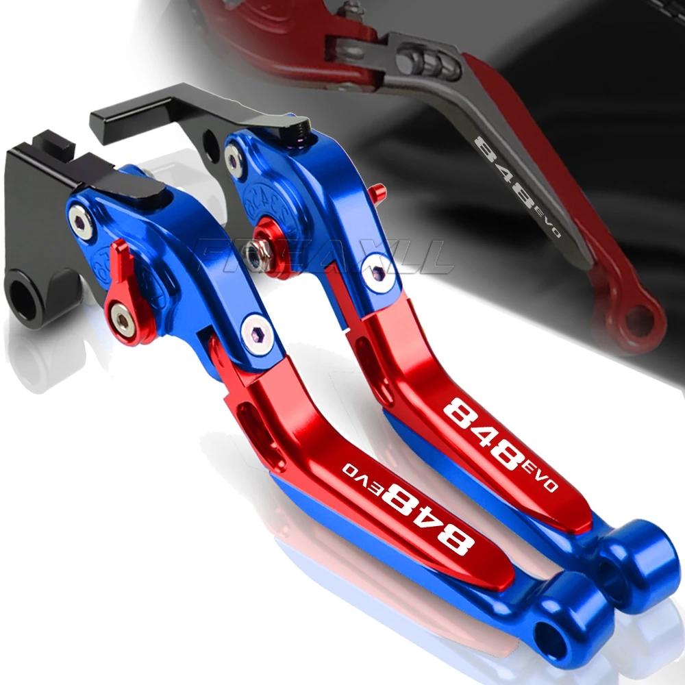 

Motorcycle For Ducati 848 EVO 848EVO Folding Extendable Brake Clutch Levers Accessories 2007 2008 2009 2010 2011 2012 2013