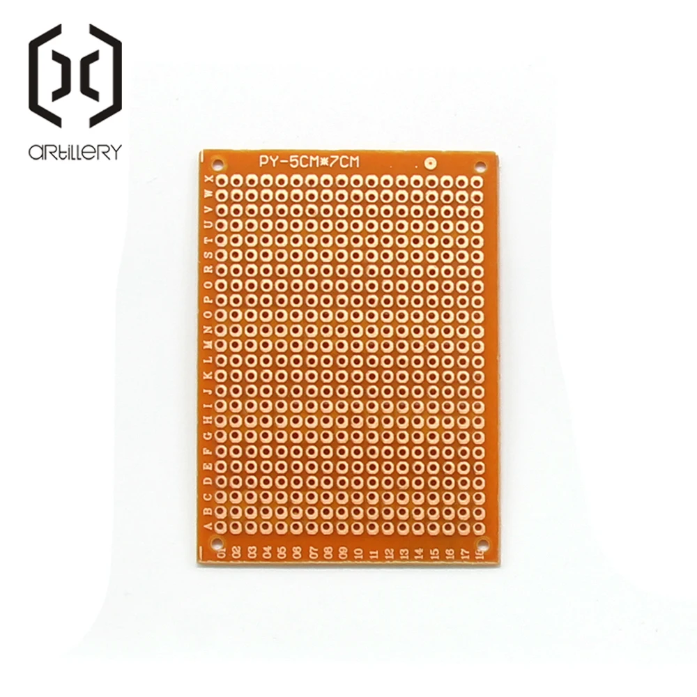 10 шт. 5*7 см pcb прототип бумага Медь PCB 5*7 Универсальный Эксперимент Матрица платы 5x7 см бренд