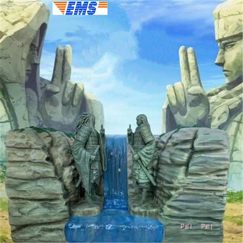 Статуя Наруто шумацу нет Тани сцена сендзю хаширама и Учиха Мадара