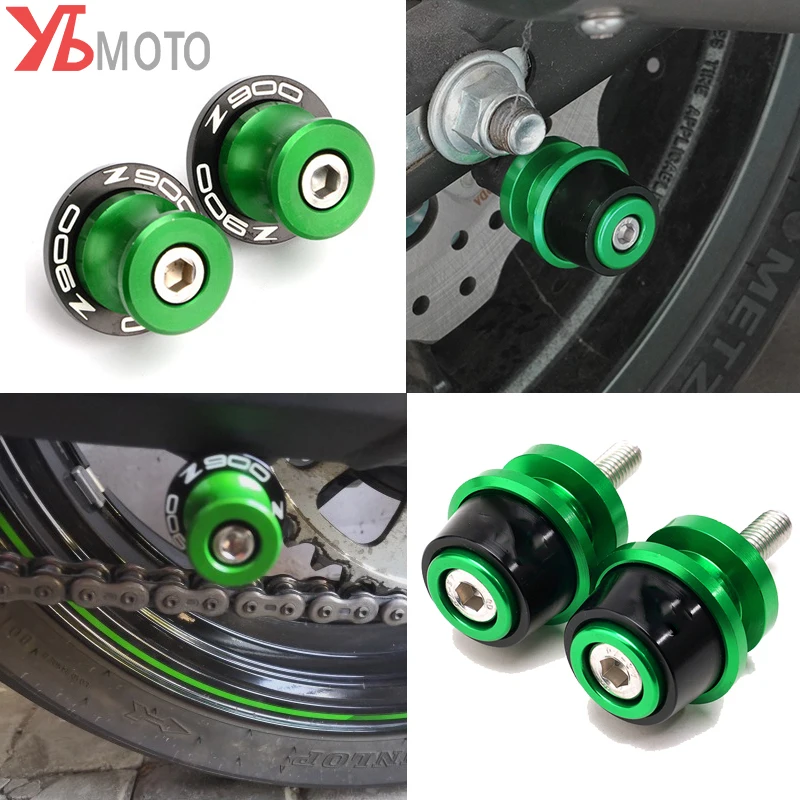 

For Kawasaki Z900 Z 900 2017 2018 2019 2020 2021 Accessories Motorcycle M8 Swingarm Spools Slider Stand Bobbins CNC Aluminum