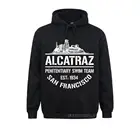 Толстовки с капюшоном Alcatraz, одежда для плавания, Сан-Франциско, теплые мужские свитшоты для взрослых, одежда для спорта в стиле хип-хоп, Новинка осени и зимы 2021