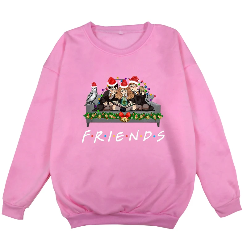 Sweater 6 Толстовки с круглым вырезом для мальчиков и девочек, толстовки с круглым вырезом и длинными рукавами для друзей и ТВ-шоу, Мужская/Женская спортивная одежда с круглым воротником, джемперы унисекс - Цвет: Sweater 6