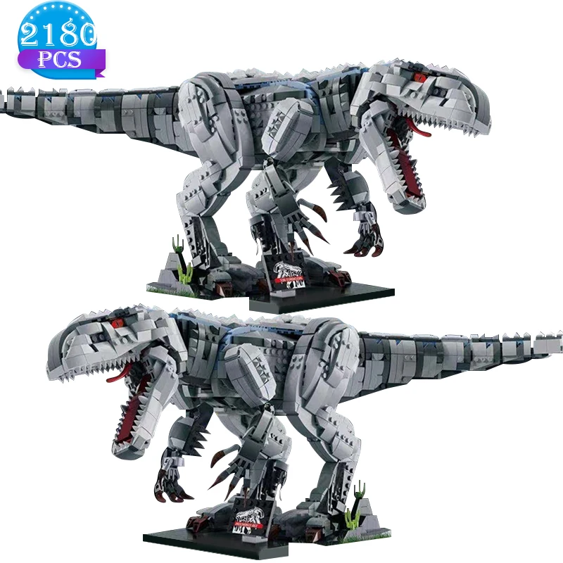 

Technical Ideas Jurassic Dinosaur Animal Park World Building Blocks DIY Tyrannosaurus Assembly Brick Mode Toys Boys Gifts