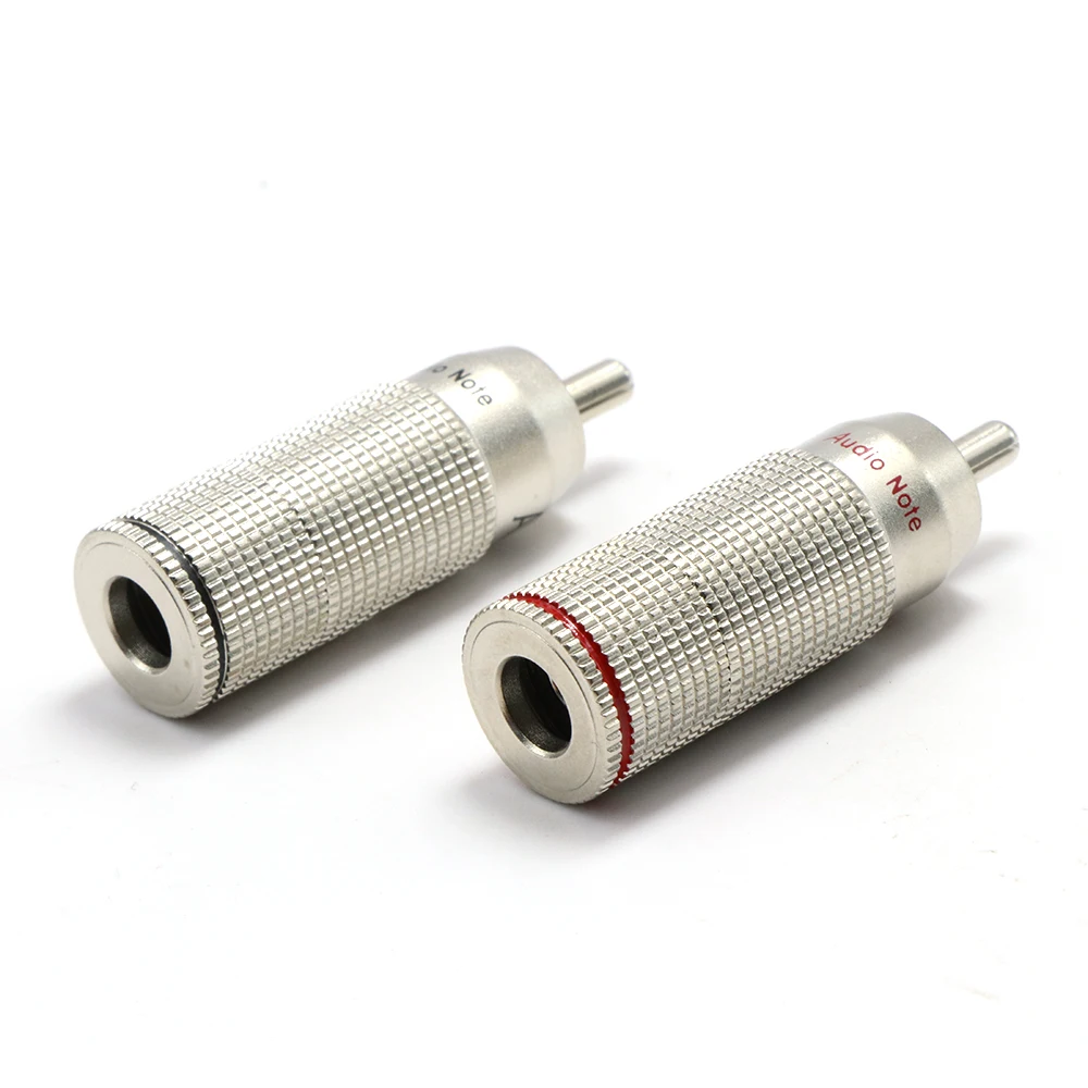 4 шт. штекер RCA с родиевым покрытием аудио разъем Hi Fi соединительный кабель|rhodium