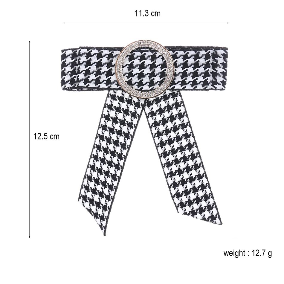 Броши для женщин и мужчин подходящие по размеру Длинная лента большой бант