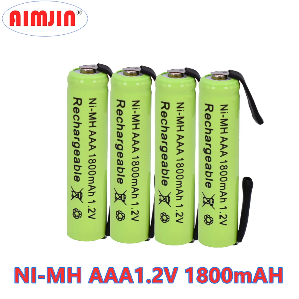 

Аккумуляторные батарейки Ni-MH AAA, 1,2 в, 1800 мАч, 40 шт.