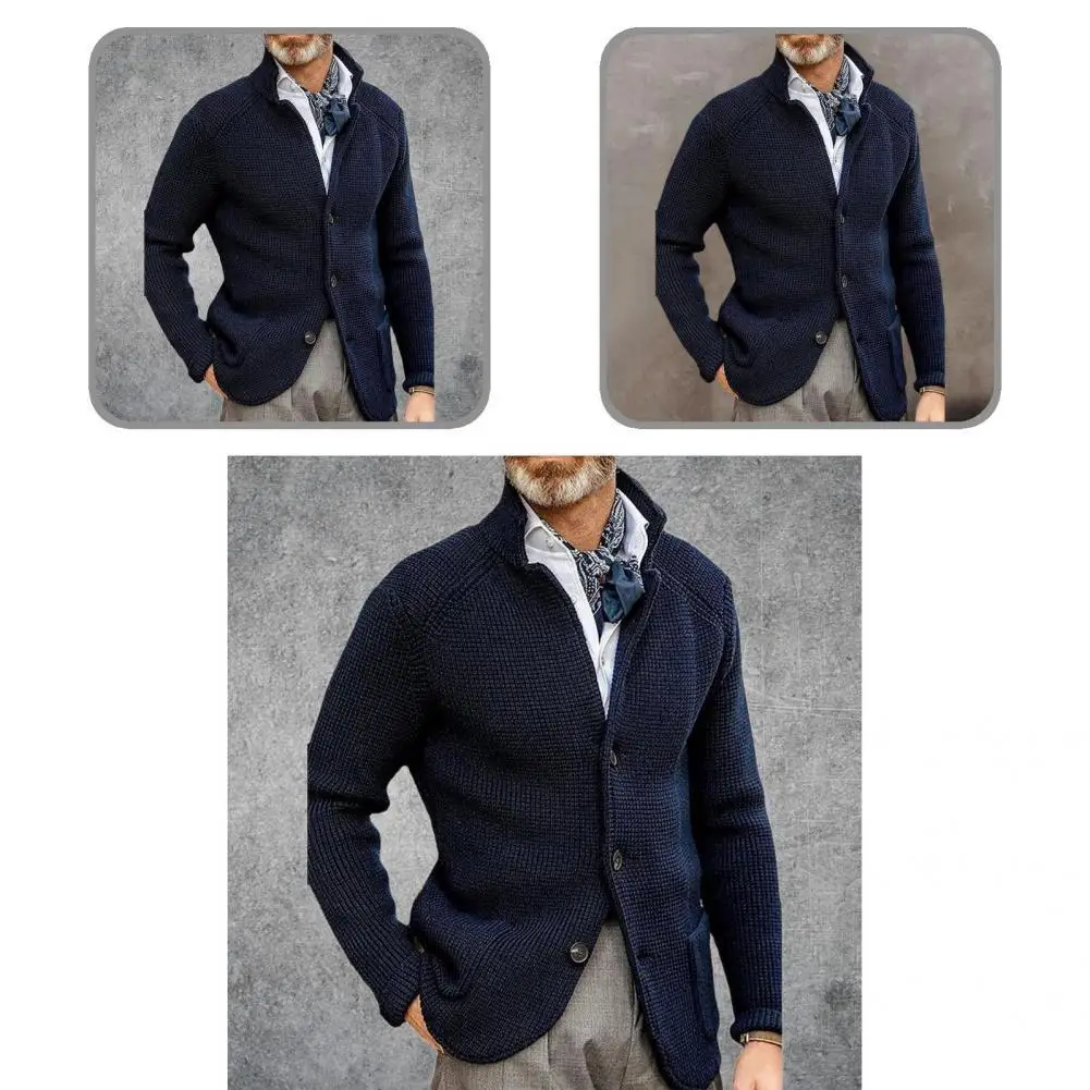 

Пуговицы Сказочный плотный зимний свитер куртка повседневное пальто с длинным рукавом для свиданий