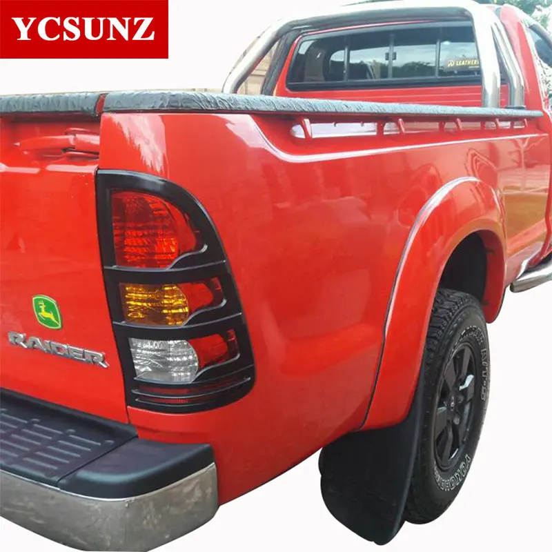 ABS Хром задние фонари крышка полоски Накладка для Toyota Hilux Vigo 2005 2006 2007 2008 2009 2010 |