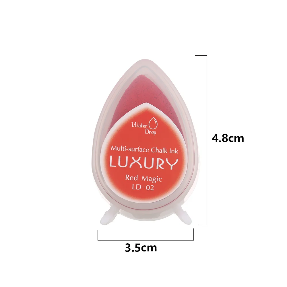 1 шт. Многофункциональные цветные чернила в форме капли резиновая печатная