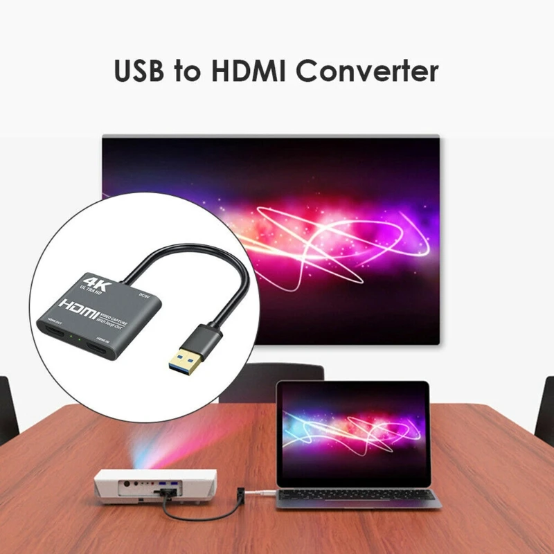 

1080P 60fps Loop Out Broadcasting 4K HDMI-compatible USB3.0 Video Capture Card Conferencing Game teaching live broadcast 1XCB