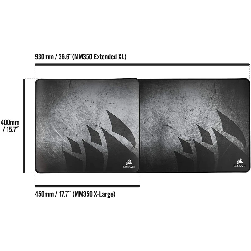 Игровой коврик для мыши CORSAIR MM350 Premium Anti Fray Cloth Extended XL (930 мм x 400 5 мм)|Коврики мышей| |