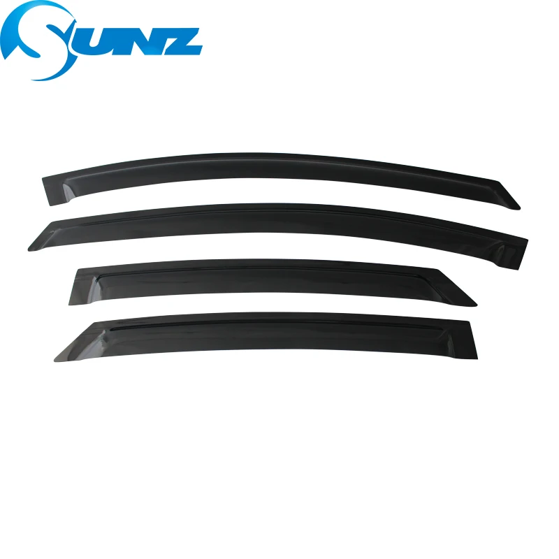 BLACK Автомобильный Дверной козырек для HYUNDAI I30 2009-2012 Черное окно Защита от дождя для HYUNDAI I30 2009 2010 2011 2012 хэтчбек SUNZ - Цвет: BLACK