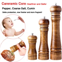 xituo ceramic salt and pepper mill manual solid wood pepper mill with strong adjustable ceramic grinder 5 8 10 inch kitchen