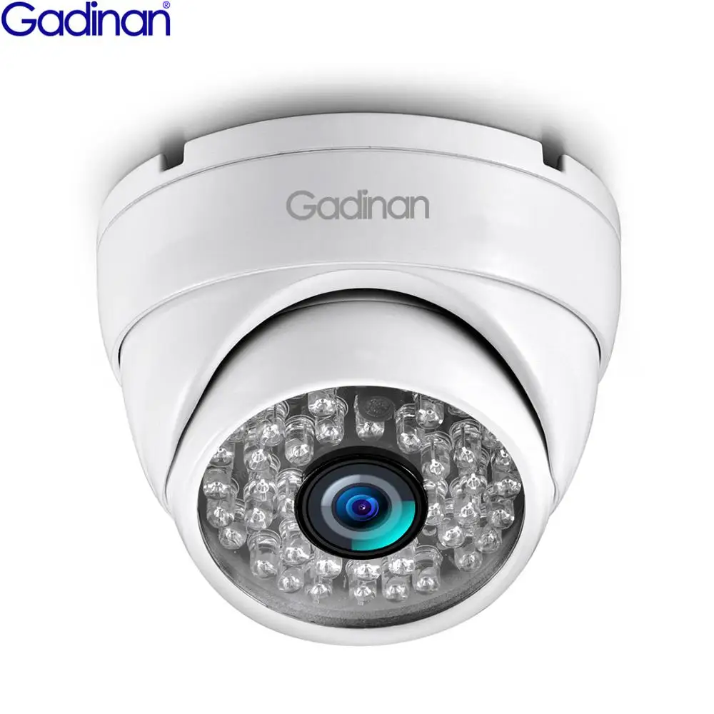 Gadinan IP камера 3MP 1080P H.265AI Антивандальная купольная камера 720P для наружного внутреннего наблюдения ONVIF 2,0 48V PoE CCTV