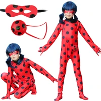 halloween kids anime cosplay costume black boys cat birthday party wig redgirl spandex suits stage performance bodysuit dress