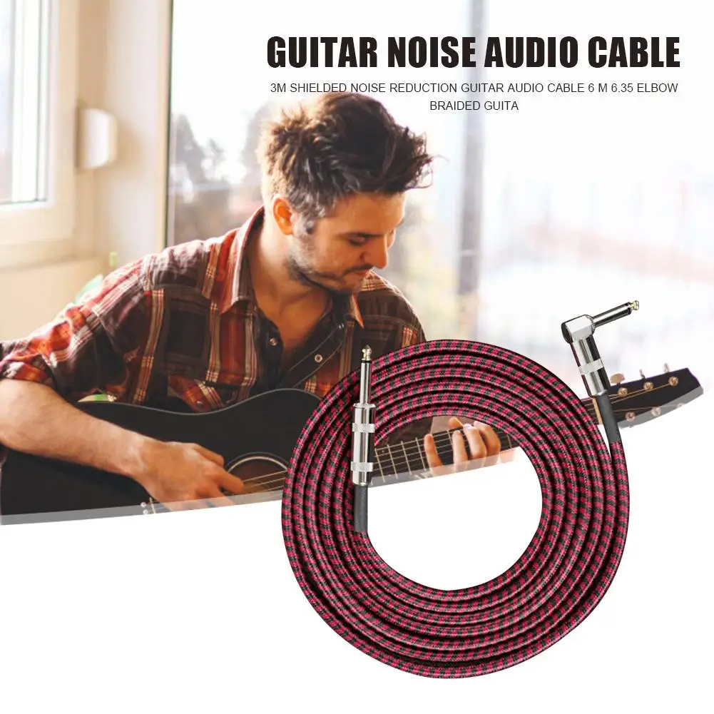 Горячая Распродажа гитарный аудио кабель с высокой чувствительностью 3 м