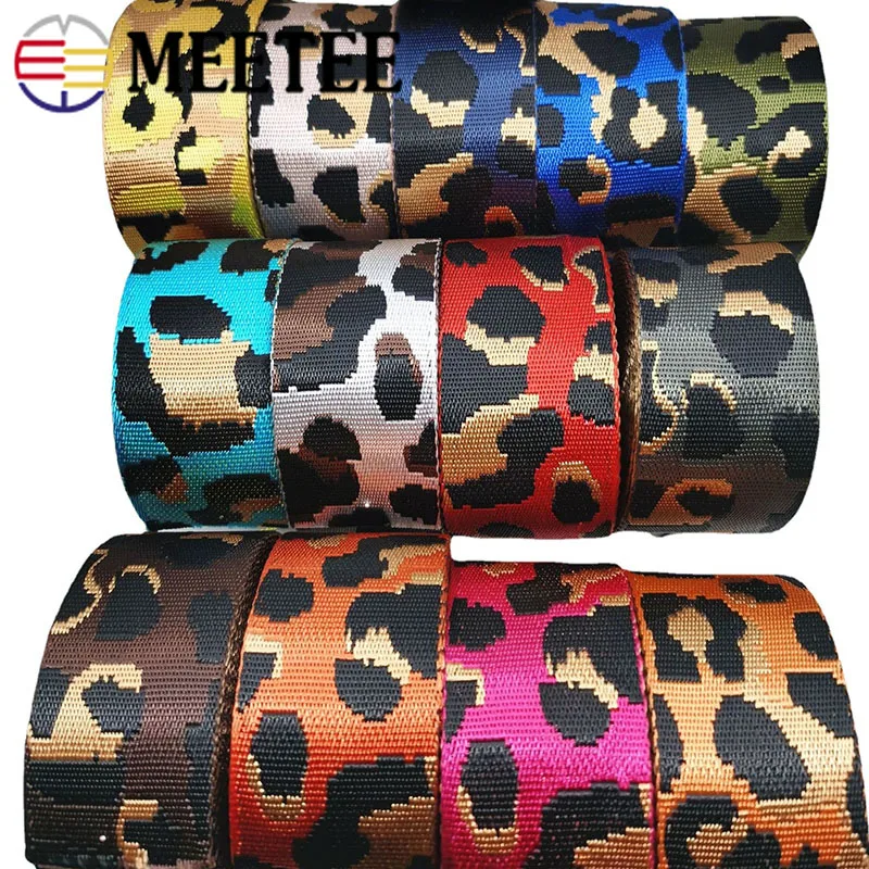 

2Meters 50mm 1.5mm Thick Polyester/Nylon Webbings DIY Sewing Jacquard Webbing Strap For Bag Ribbons Clothes Hat Decorative Tapes