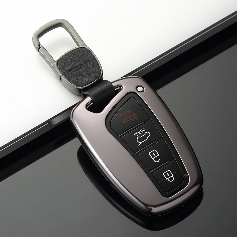 Алюминиевый сплав чехол для ключей автомобиля защитный Hyundai Santa Fe Grand ix45 Centennial