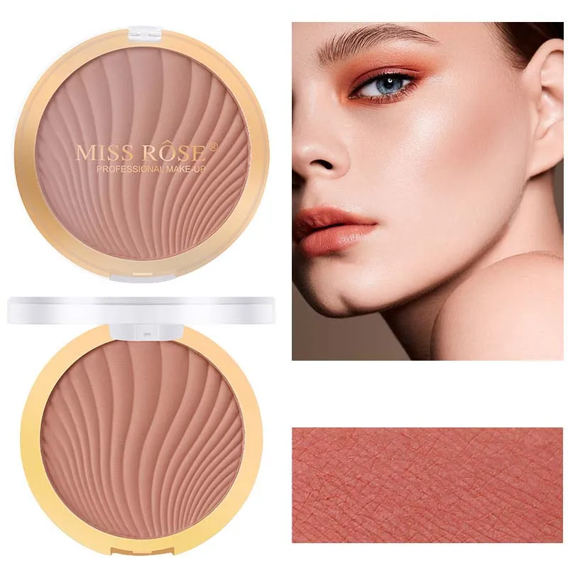 

Single Color Mineral Blush Powder Waterproof Long Lasting Pigmented Baked Cheek Rouge Matte Natural Powder Blush Cosmetics