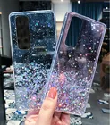 Мягкий блестящий чехол из ТПУ для Huawei Y7P Y6P Y5P 2020 P Smart Z Y9 Y7 Y6 2019 P40 Honor Play 3 4T Pro, прозрачный чехол для телефона