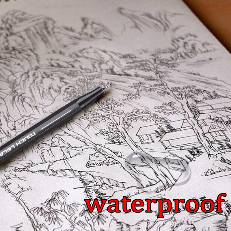 Цельнокроеное платье пигмент лайнер Pigma Micron чернила маркер для белой доски 0 05 1 2 3