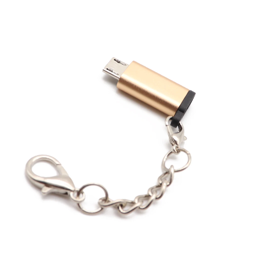 Кабельный адаптер TingDong зарядный преобразователь с Type C на Micro USB OTG переходник мама