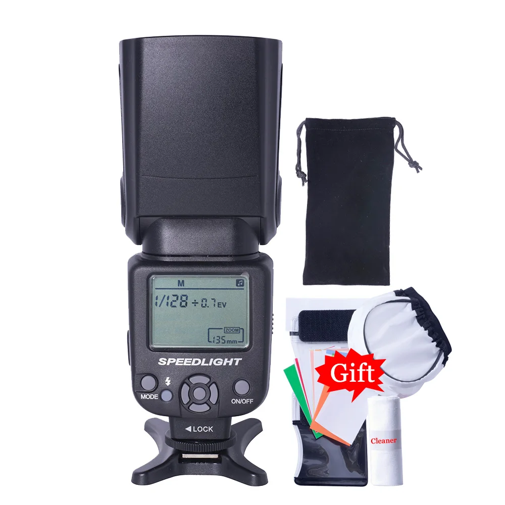 Camllite CML 430 Камера вспышка HSS Speedlite ЖК дисплей Дисплей фонарик для цифровой