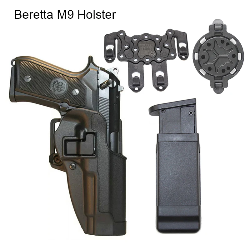 Тактическая кобура CQC с ремнем для правой руки Beretta M9 92 92FS 96 чехол пистолета