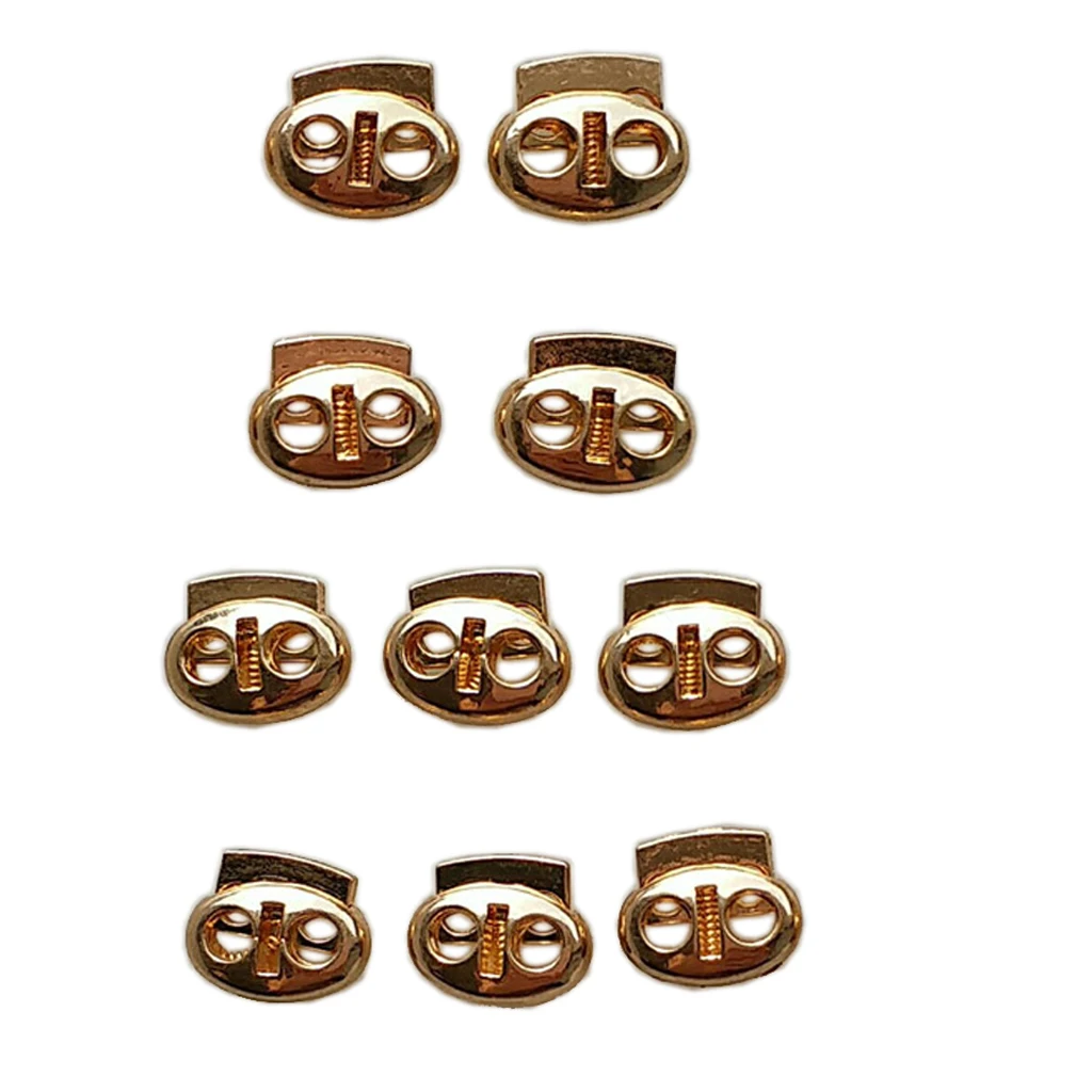 10 шт. путешествия двойные отверстия жгутовые застежки Пружинные фиксаторы уход