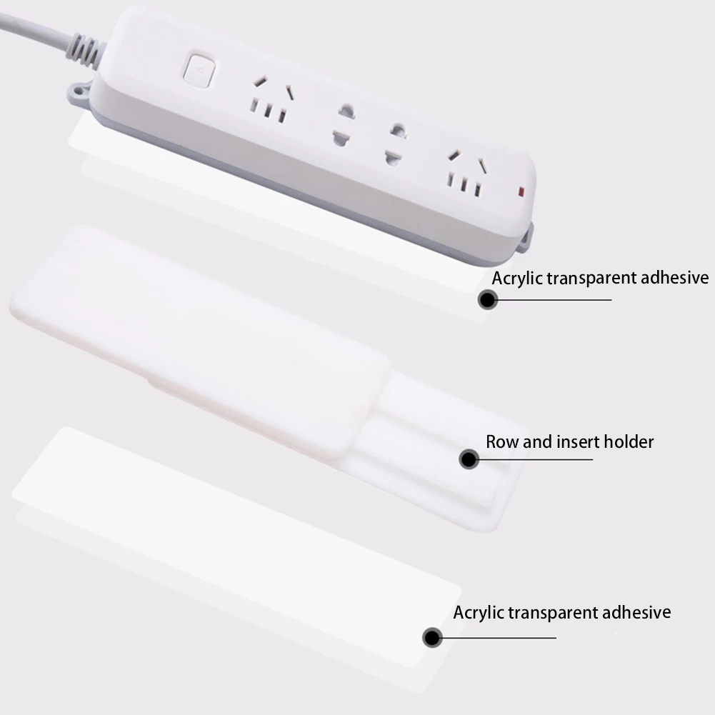 Фиксирующая патч панель держатель бесшовный для дома и офиса белый крепкий клей