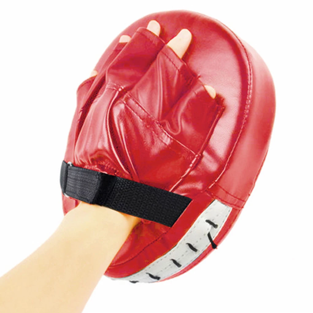 PU Black Red Boxing Gloves Pads for Muay Thai Kick Boxing MMA Training foam boxer target Pad
