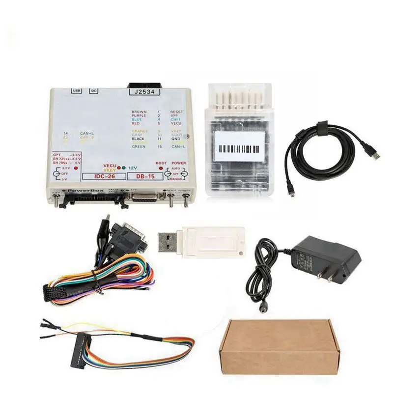 Программатор ECU FLASH V1.95 3 в 1 для VAG и Audi Green адаптер редуктора Ecu вспышки работает с