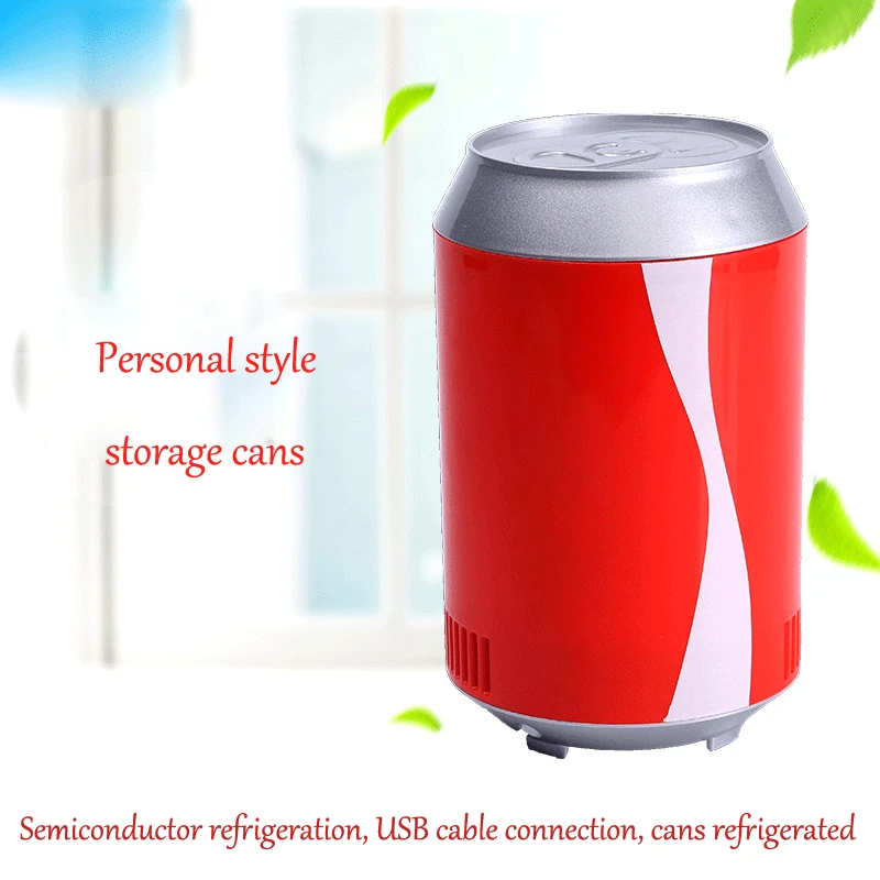 Мини холодильник автомобильный портативный мини с USB резервуары для напитков