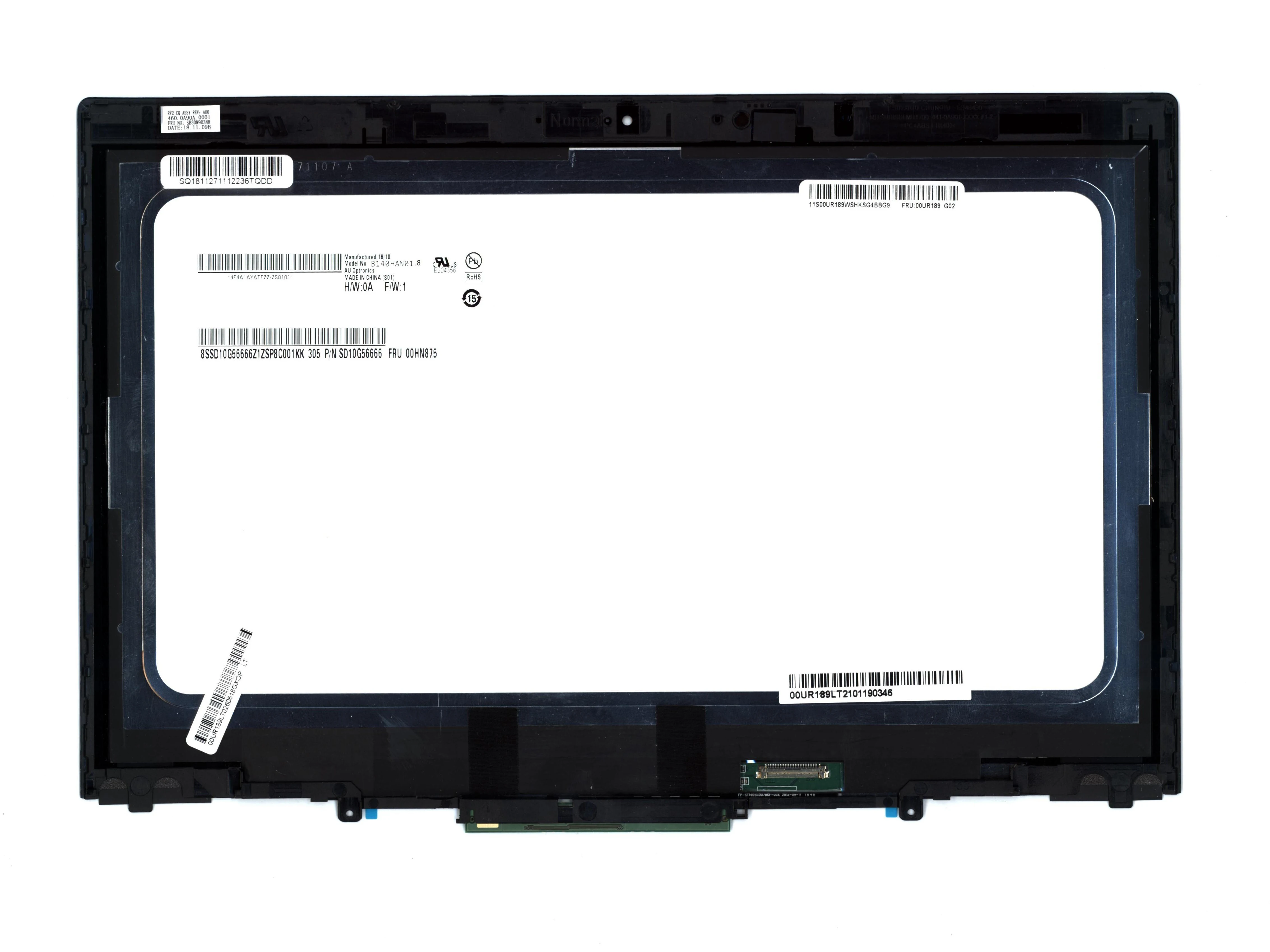 14 0 Ноутбук LCD сенсорный экран для Lenovo X1 yoga 1ST 2016 поколение сборки FRU 00UR189/01AY700 FHD