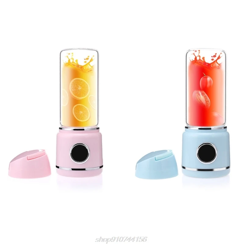 

Handheld USB Mixer Milkshake Blender w/ 6 Stainless Steel Blades 30s Auto Shup-off 420ml USB Rechargeable M26 21 Dropship