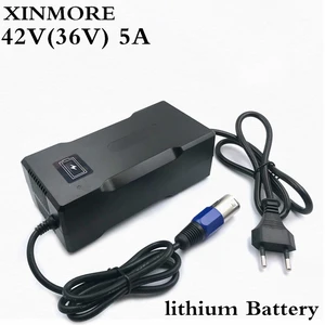 xinmore charger 42v 5a scooter lithium li ion battery charger bike ac dc 36v 5a for switch bicycle electric tool xlb plug free global shipping