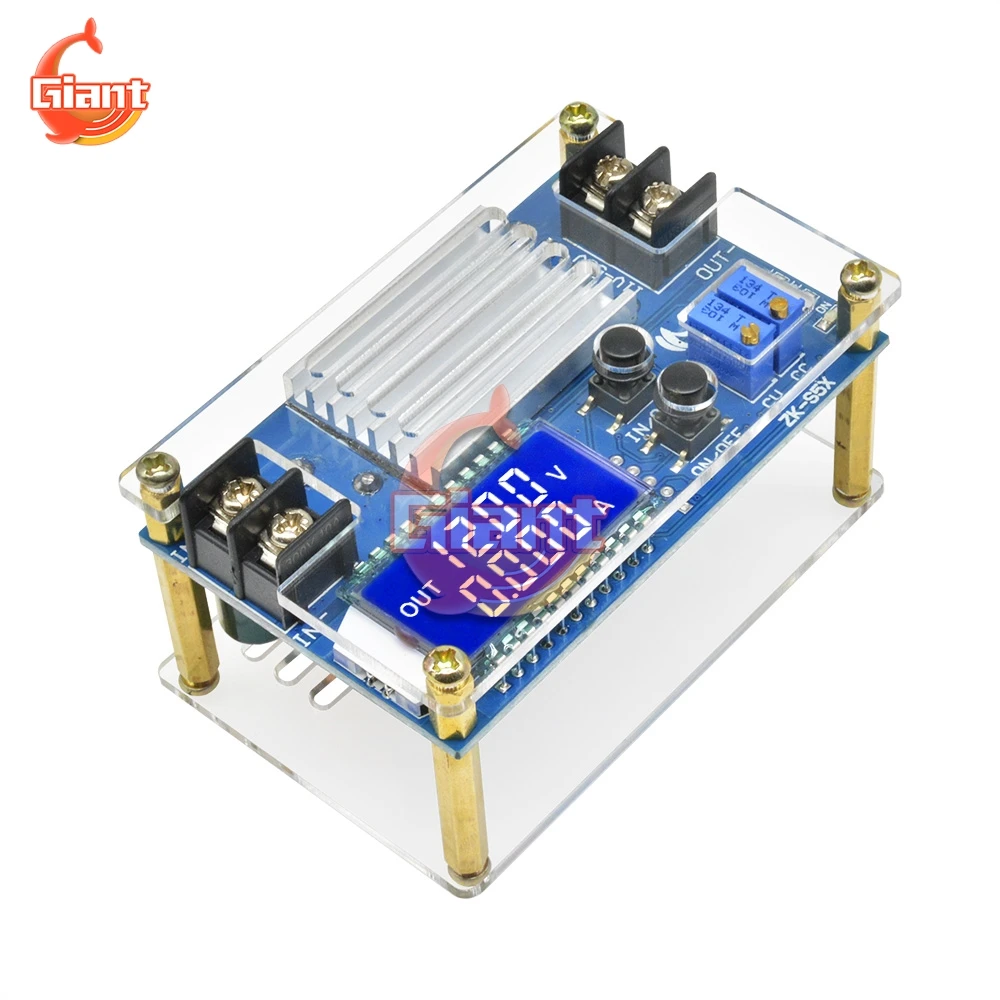 DC 5А Повышающий Модуль питания Регулируемый повышающий адаптер CV CC конвертер ЖК